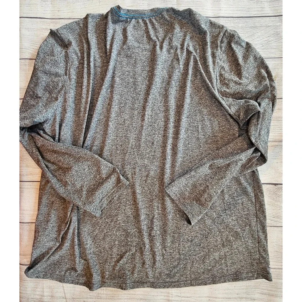 The North Face Shirt Mens XXXL Gray Long Sleeve VaporWick Athletic Active